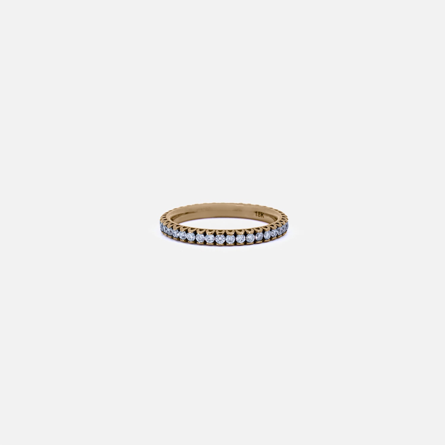 Tiny diamond store eternity band