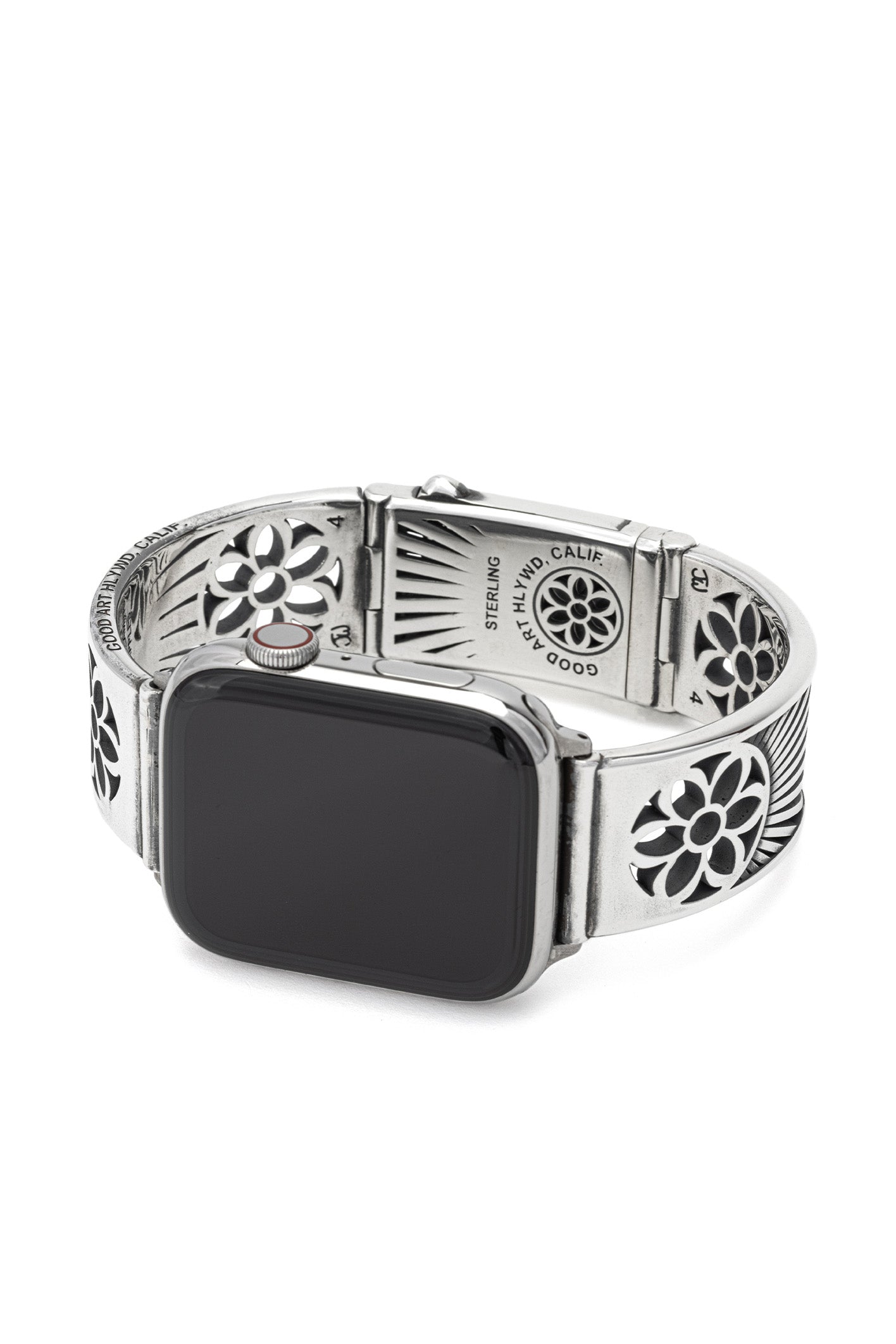 Silver apple watch online bracelet